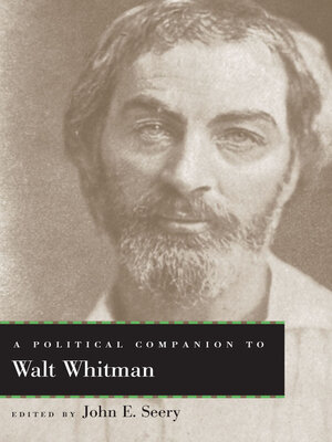 cover image of A Political Companion to Walt Whitman